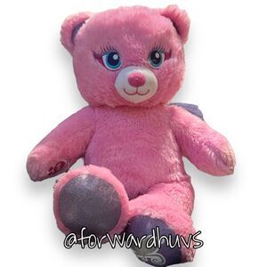 Enchanting Build-A-Bear Fairy Friends Pink Bear with Purple Wings